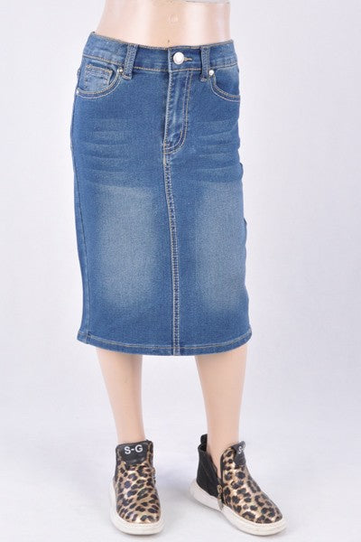 Mini-Me Denim Skirt