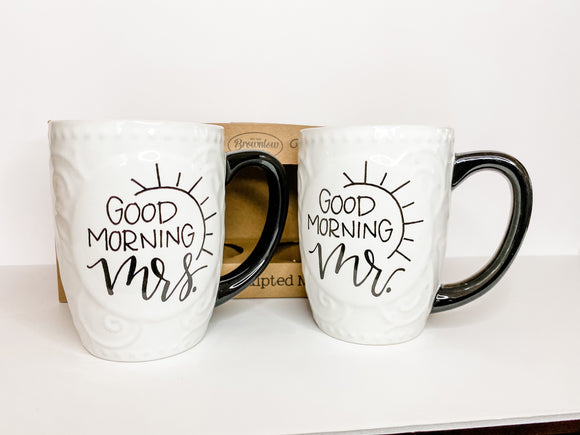 Good Morning His & Her Mug Set